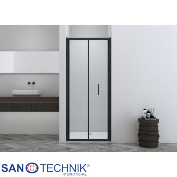 SANOSLIM - Usa pliabila, neagra, 88-92 x 200cm