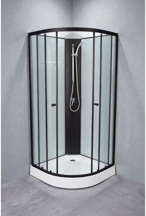 BALATON 2 - Cabina de dus completa, simpla, fara plafon, 90x90x205cm - PS11B