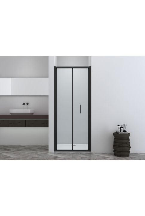 SANOSLIM - Usa pliabila, neagra, 78-82 x 200cm