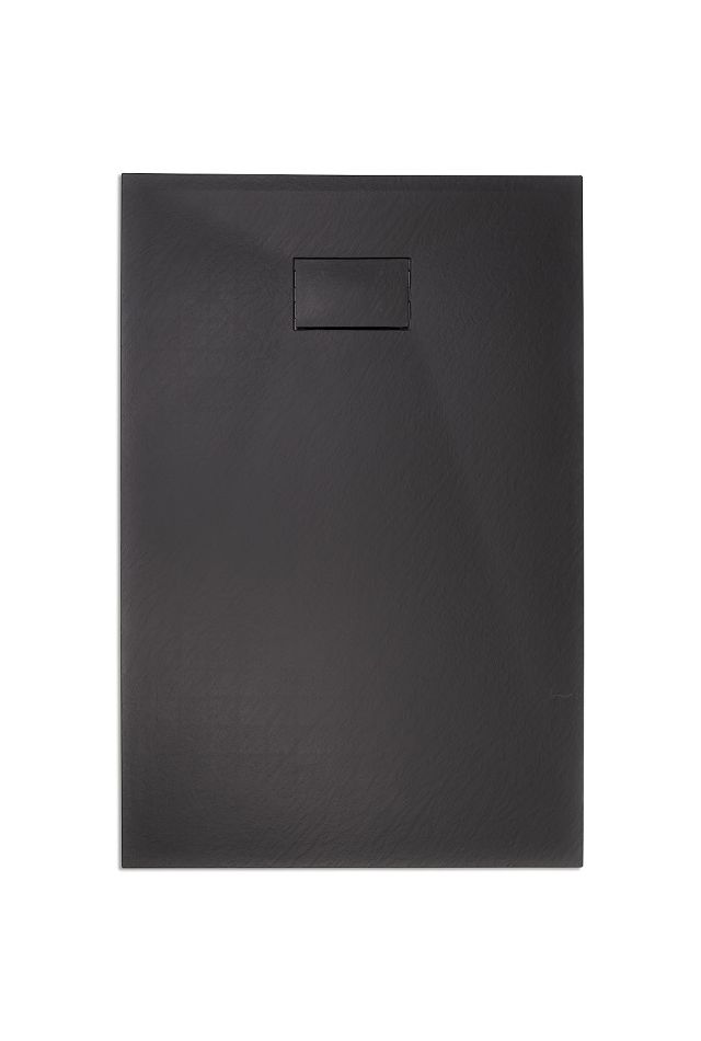 Cadita de dus din SMC, dreptunghiulara, decupabila, 80x100cm - Neagra