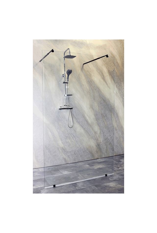 SANOFLEX FREEDOM 1 BLACK - Paravan de dus 150cm - BW500