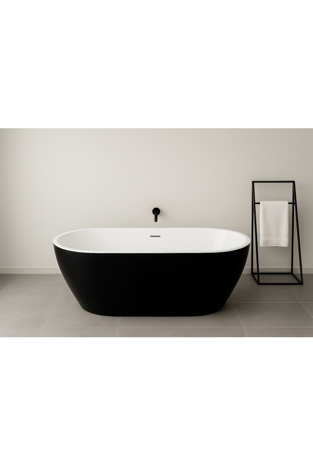CUBA BLACK –Cada freestanding, 80x175x60 c