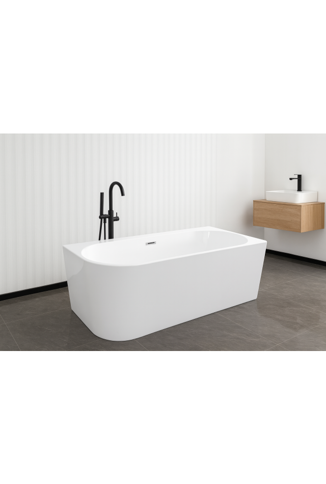 PORTO - Cada Freestanding din Acryl, Montaj Dreapta