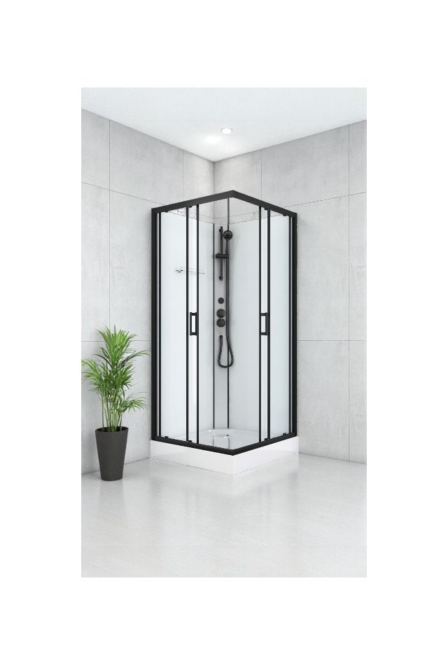 DENVER - Cabina de dus completa, 90x90x210 cm - CL12B