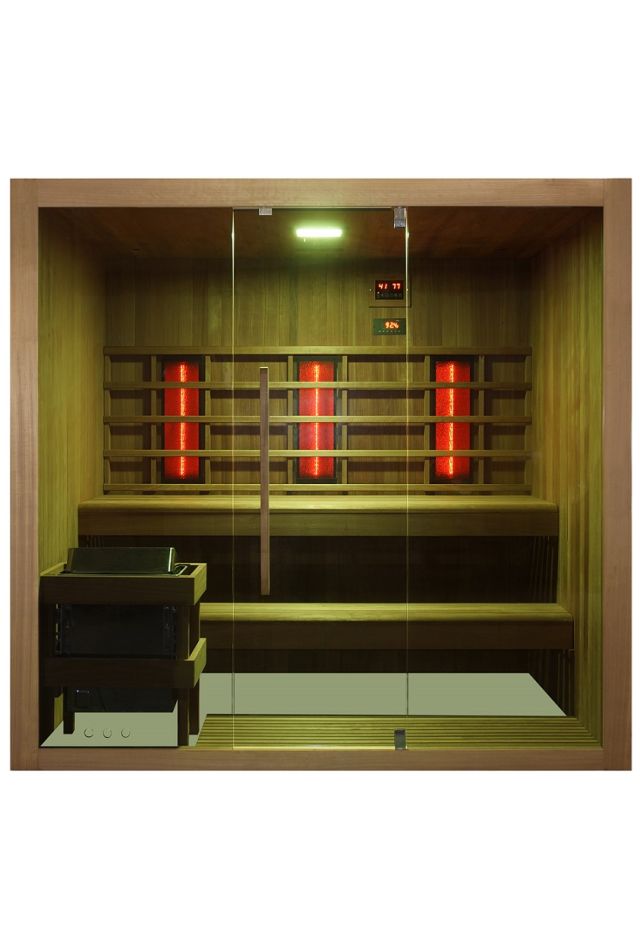 KOTKA - Sauna mixta, finlandeza si infrarosu, 4-5 persoane