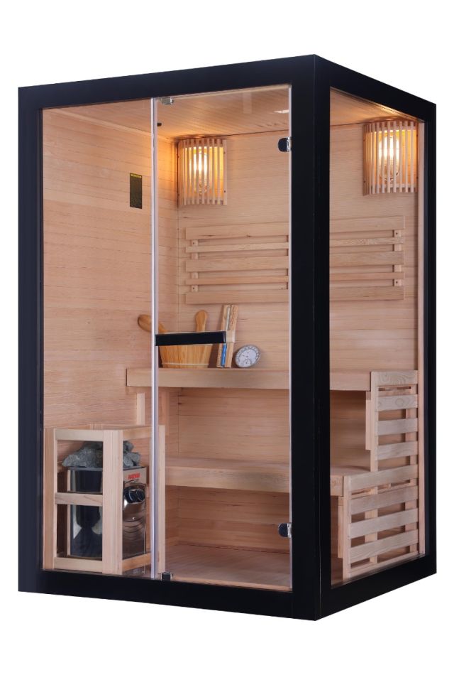 PANORAMA BLACK - Sauna finlandeza, 130 x 120 x 200cm